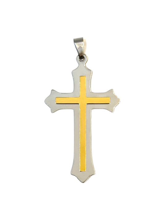 Colgante #2447 cruz liso_4