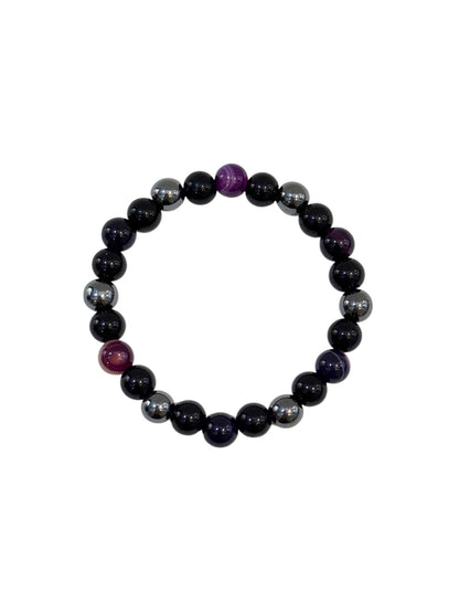 Pulsera Elasticada #Piedra Falsa 6,5mm