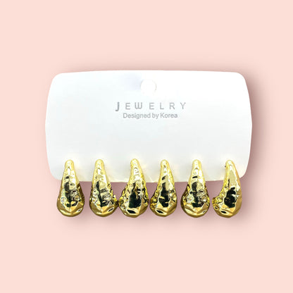 Oferta aros de fantasía #Dorado