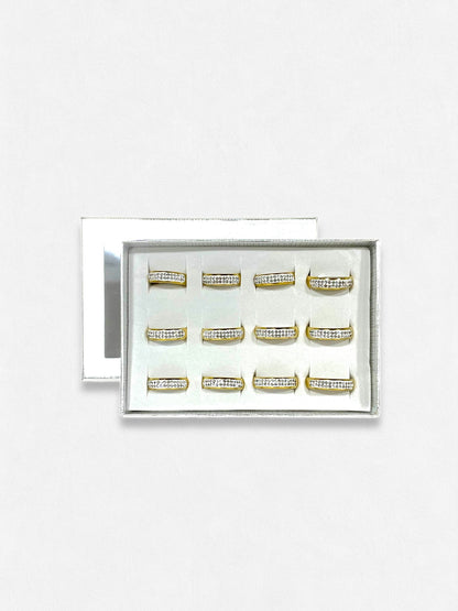 #44  ARGOLLA STRASS GRUESO LISO D