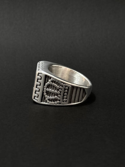 Anillo de hombre en acero vikingo #789