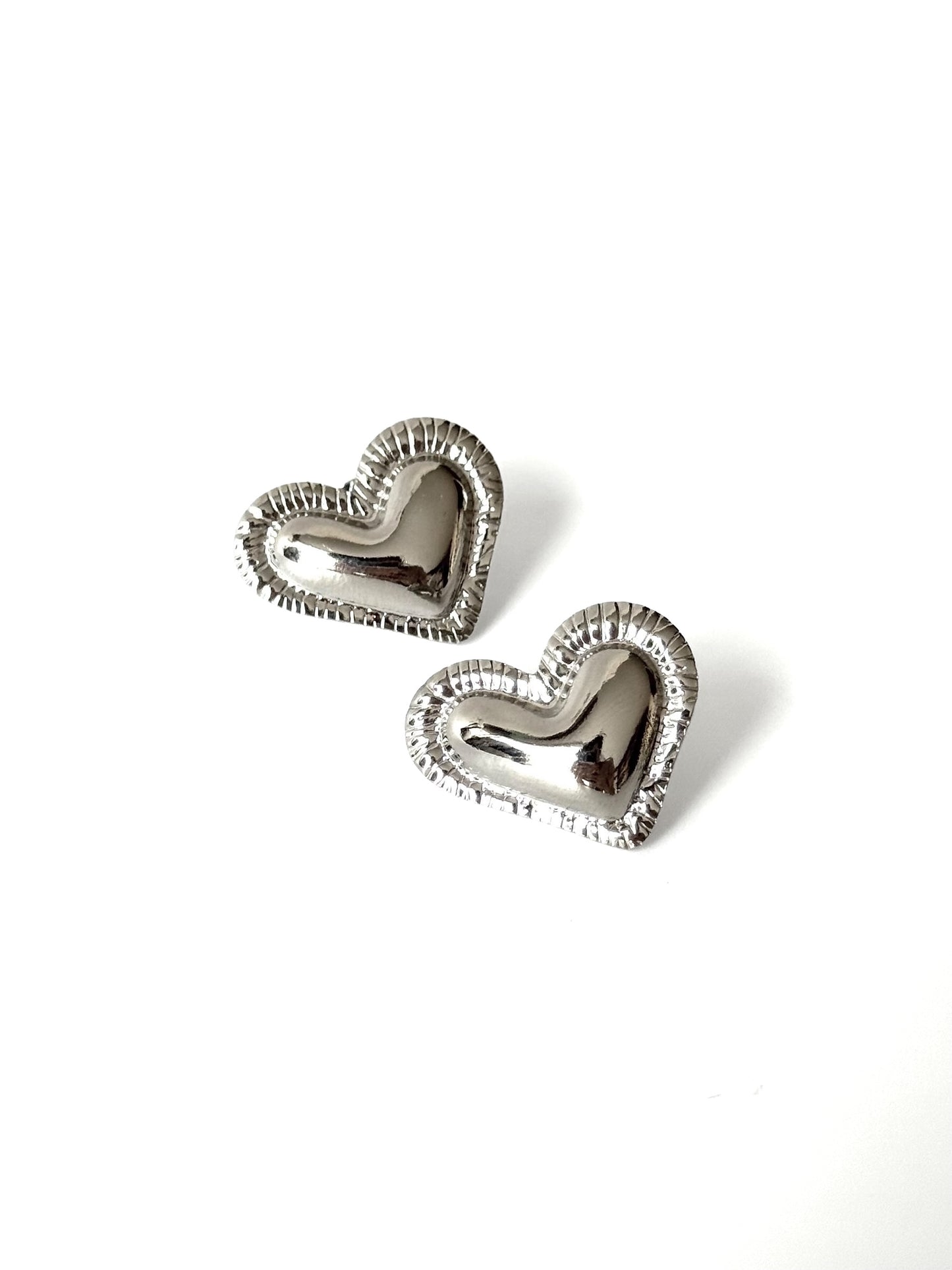 Aros de acero modelo #922 plateado