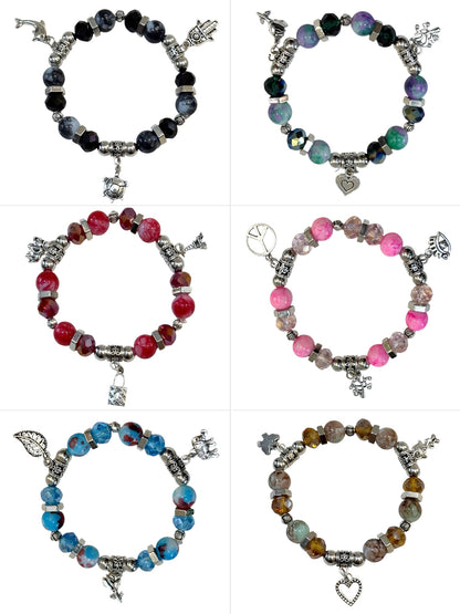 Pulsera Elasticada #Piedra mulricolor