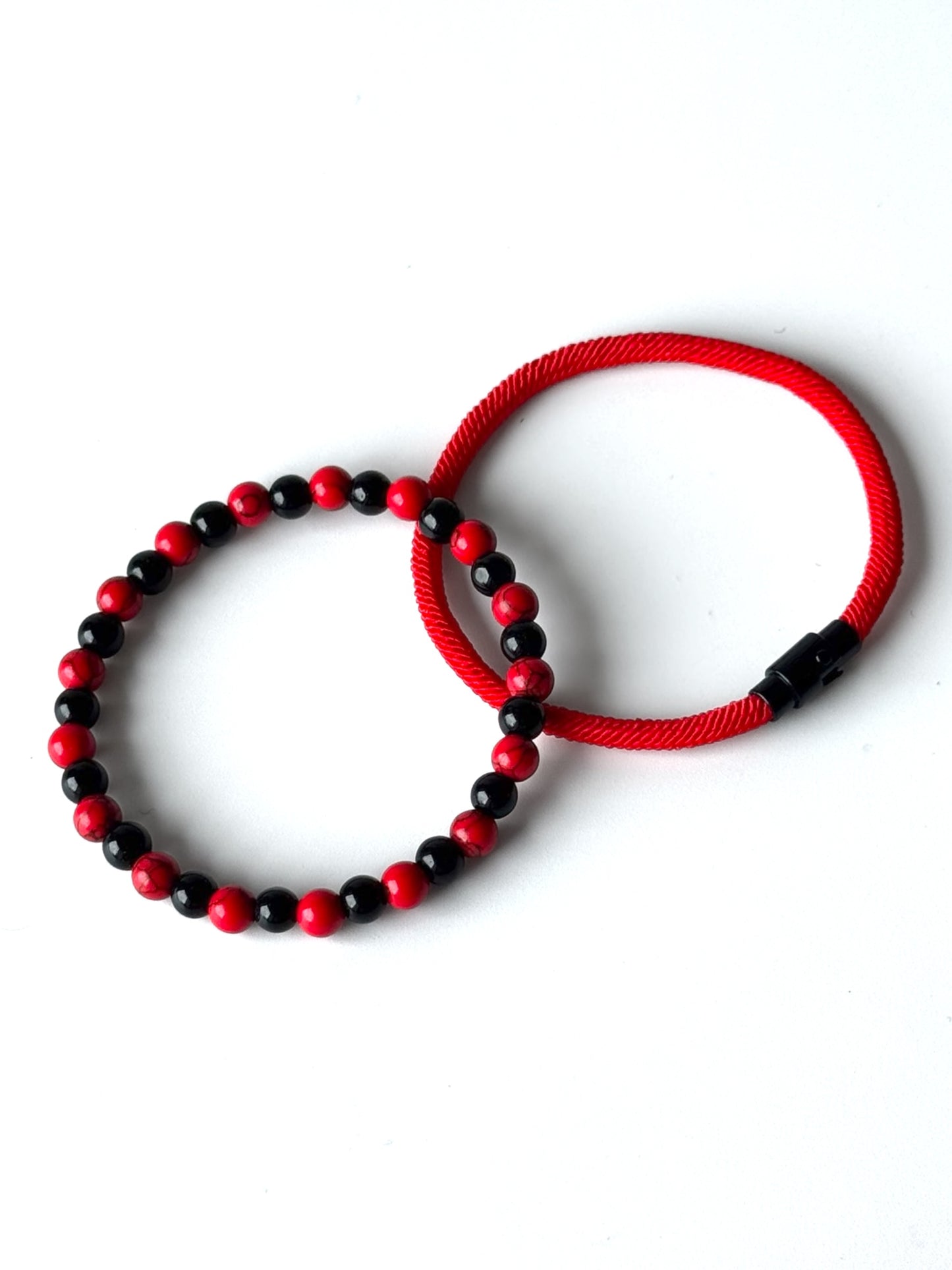 Pulsera roja para hombre #1