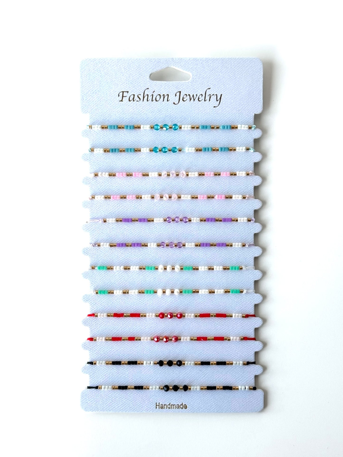 Pulsera multicolor #951 dorado