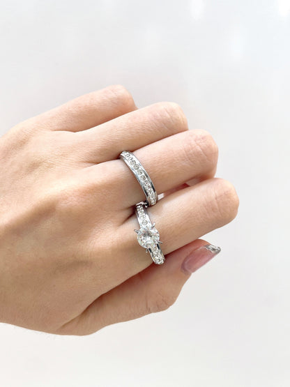 #35 ARGOLLA DOBLE CON STRASS P