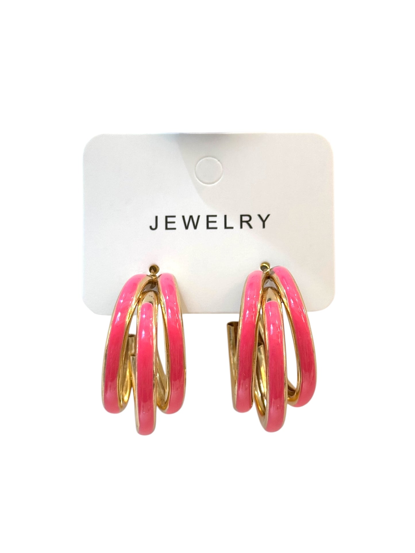 Aros en Docena #5 argolla multicolor grande