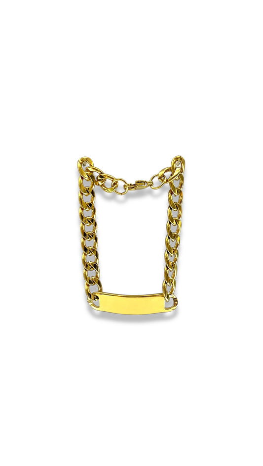 Pulsera de cadena de acero modelo #2_ 9mm A-1