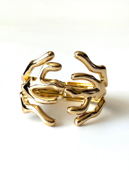 Pulsera Esclava #1402 dorado