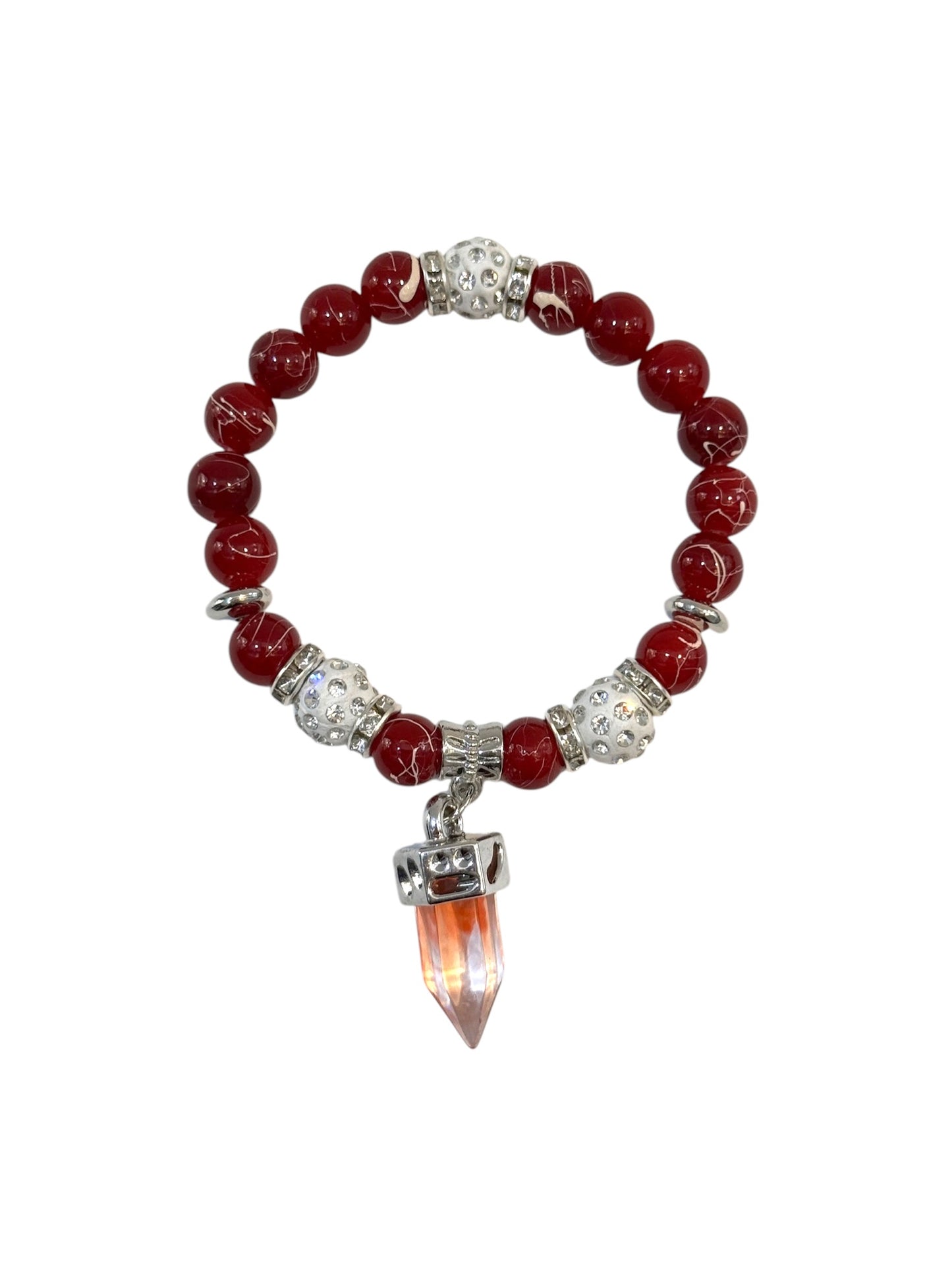 Pulsera Elasticada #Piedra con colgante