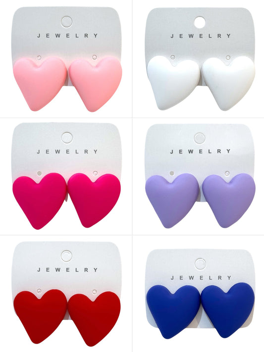 Aros en Docena #1 corazón multicolor