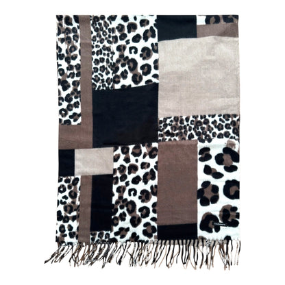 Bufanda Animal Print # Café