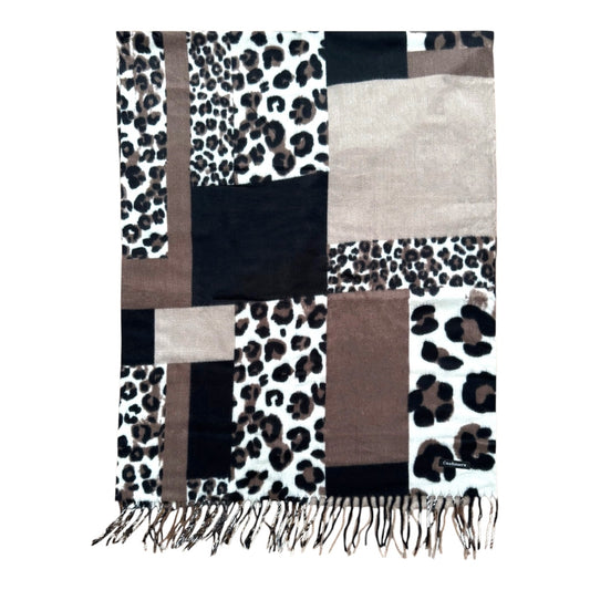 Bufanda Animal Print # Café