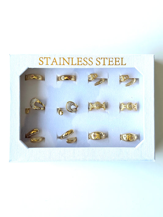 #60 ARGOLLA STRASS MULTIDISEÑO #Dorado