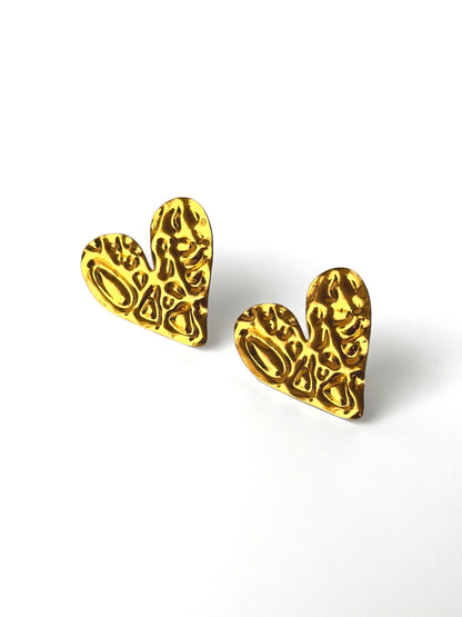 Aros de acero modelo #921 dorado