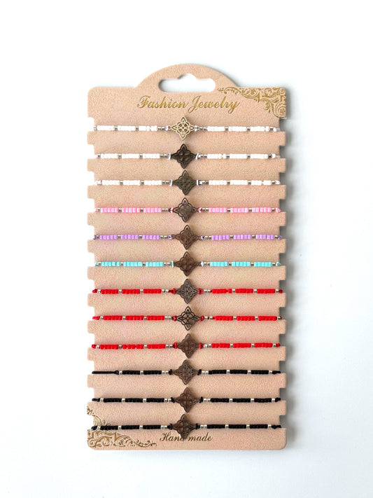 Pulsera nudo de bruja #949 plateado