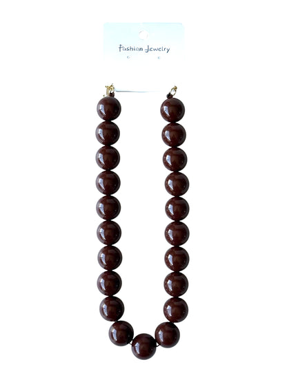 Collar Chicle 20mm #5 café