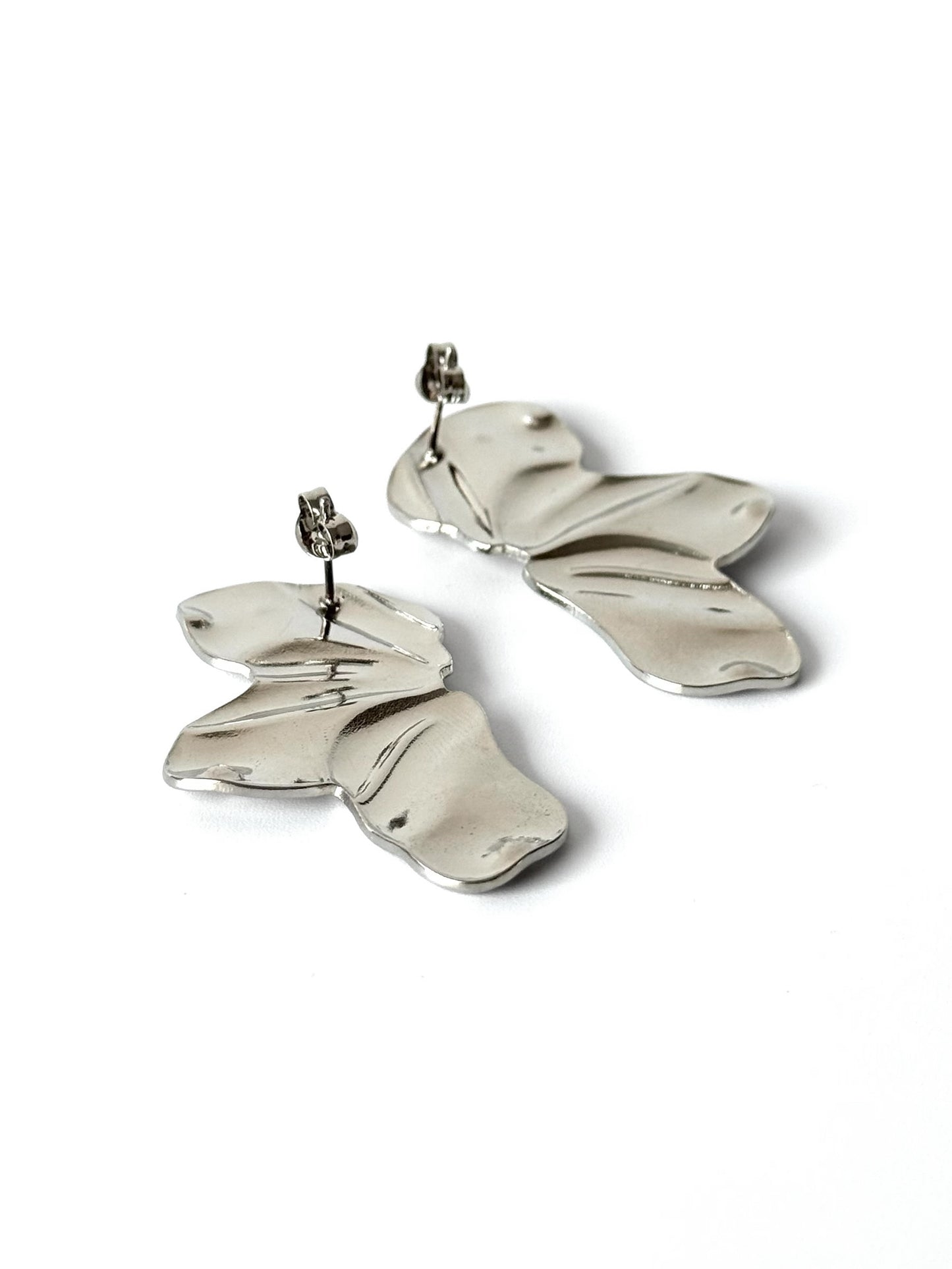 Aros de acero modelo #917 plateado