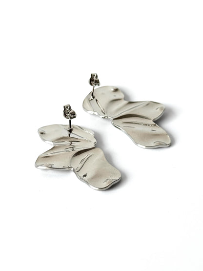 Aros de acero modelo #917 plateado
