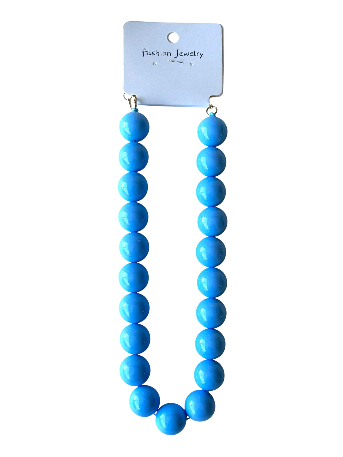 Collar Chicle 20mm #15 azul turqueza