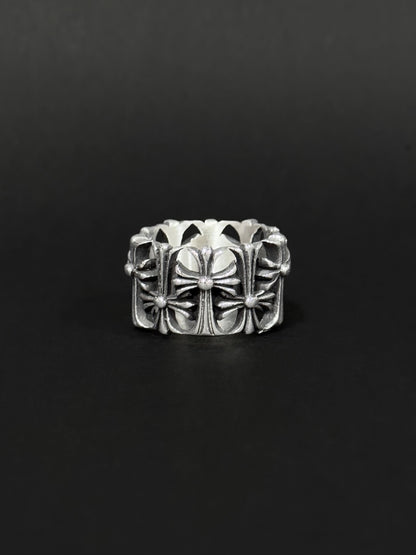 Anillo de hombre en acero vikingo #574 (Docena)