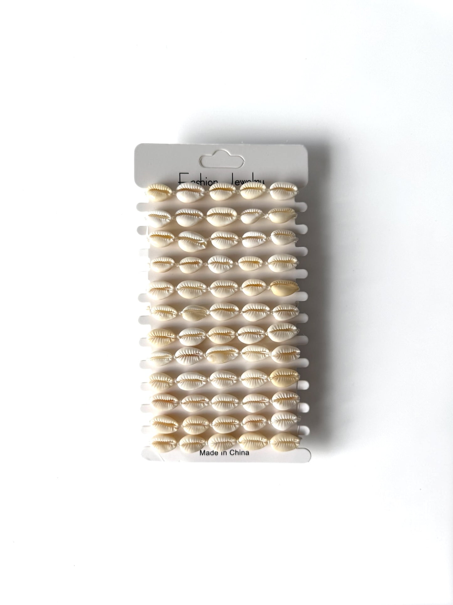 Pulsera de concha_blanca docena