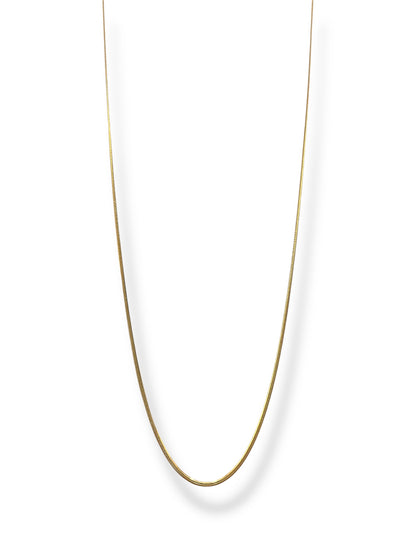#E-6 Cadena de Serpiente Cinta_Dorado 2mm E-6