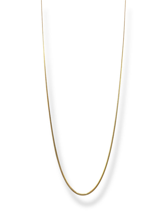 #E-6 Cadena de Serpiente Cinta_Dorado 2mm E-6