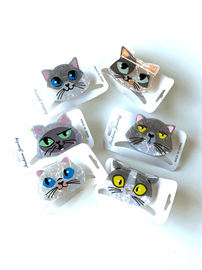 Pinche de gato cara chistosa #6cm (Docena)