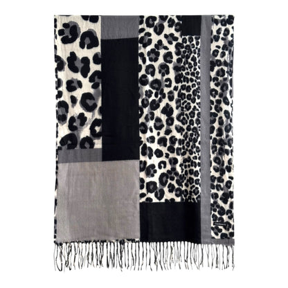 Bufanda Animal Print # Gris