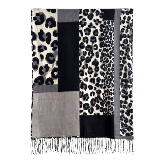Bufanda Animal Print # Gris