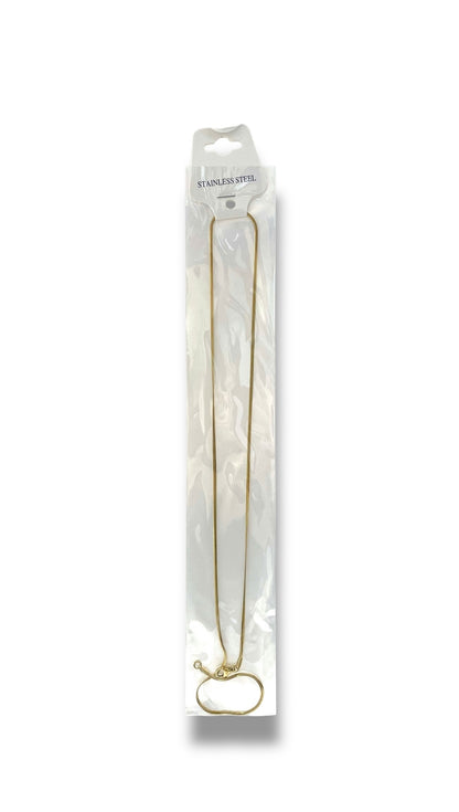 #E-6 Cadena de Serpiente Cinta_Dorado 2mm E-6