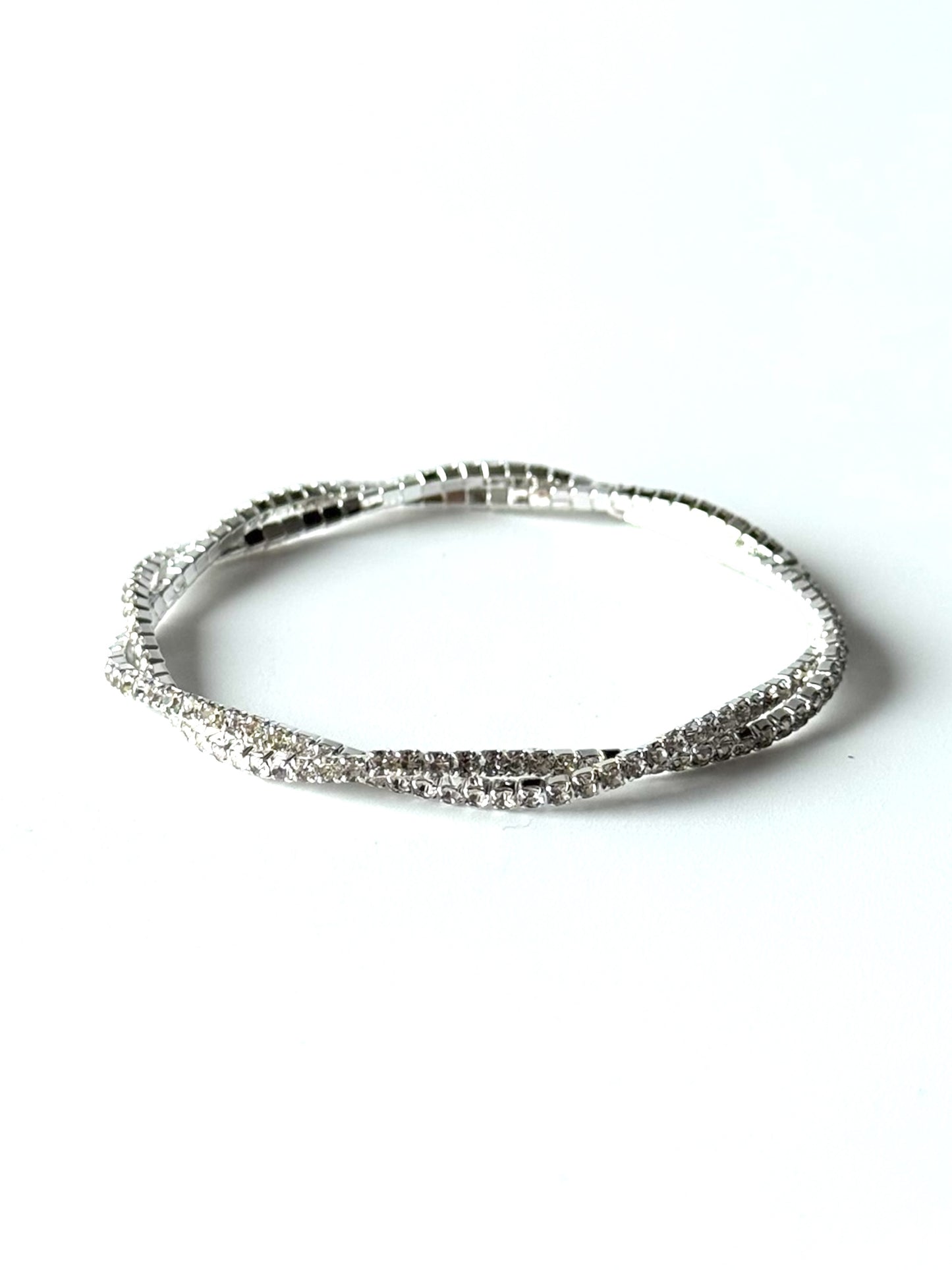 Strass Doble Espiral Elasticada