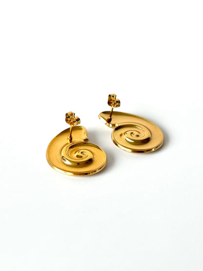 Aros de acero modelo #915 dorado