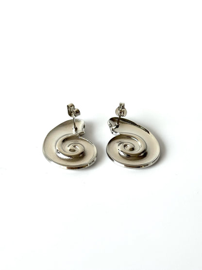 Aros de acero modelo #915 plateado