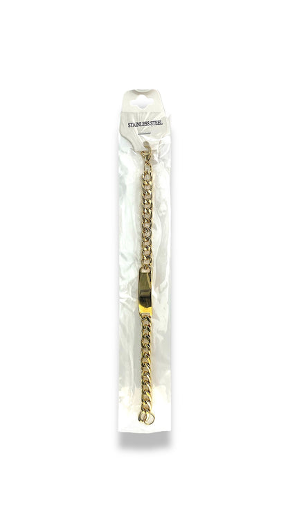 Pulsera de cadena de acero modelo #2_ 9mm A-1