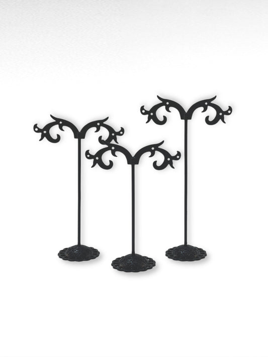 Exhibidor de aros negro