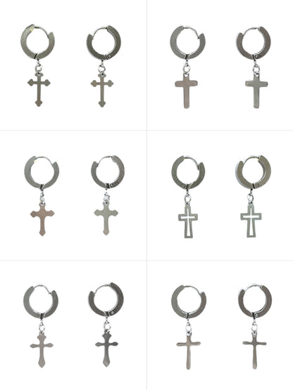 Argolla con cruz plateada