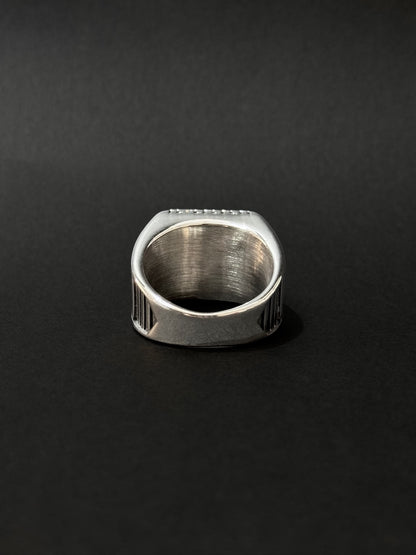 Anillo de hombre en acero vikingo #789