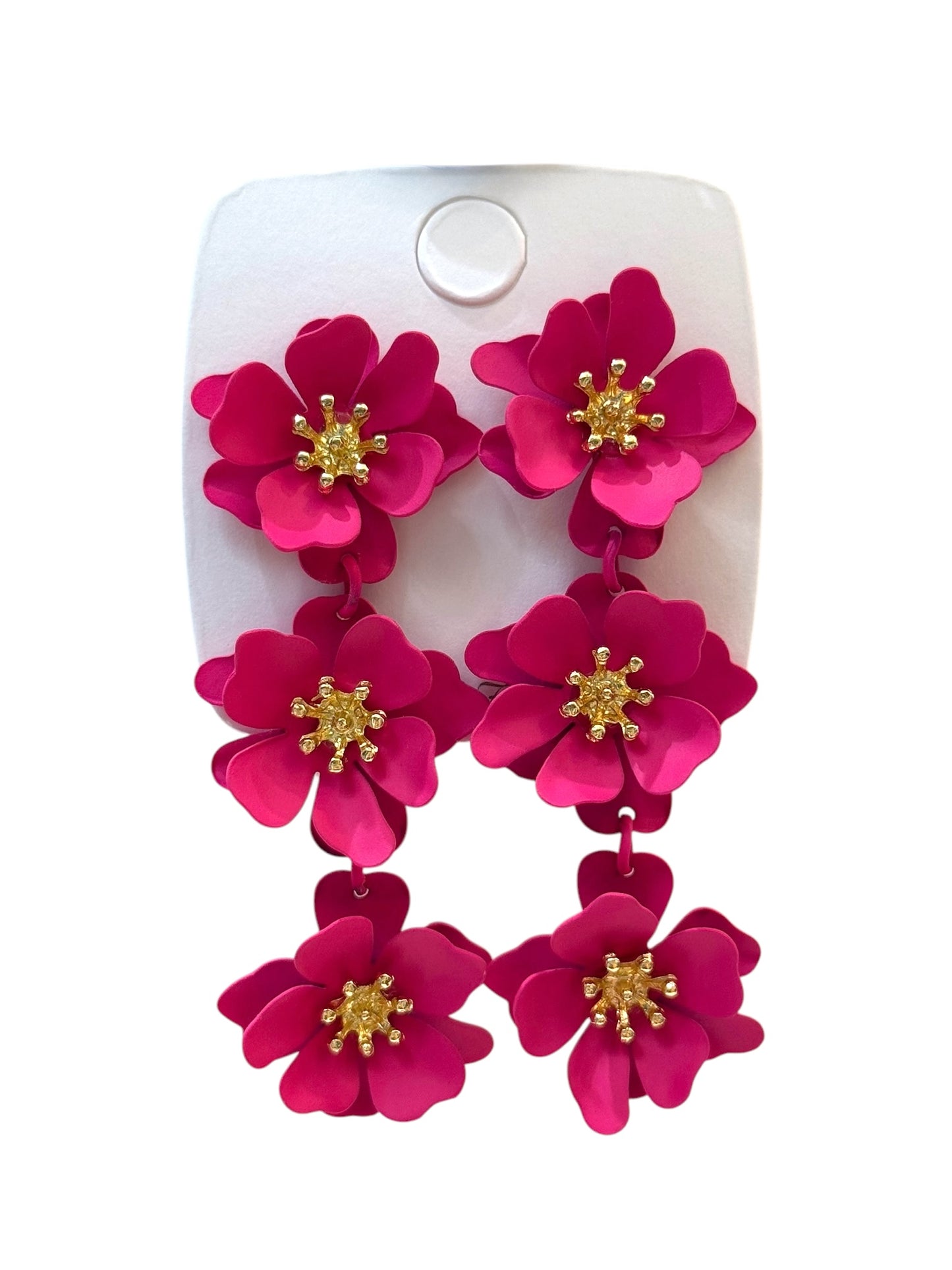 Aros en Docena #8 flores multicolor