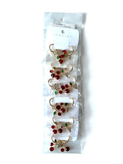 Aros de fantasía cherry #1003 dorado