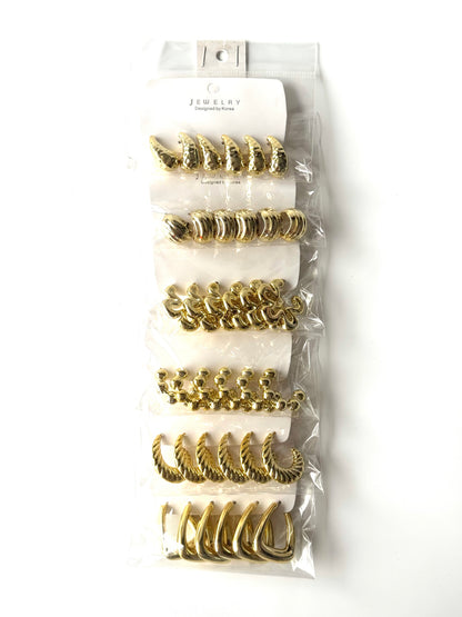 Oferta aros de fantasía #Dorado