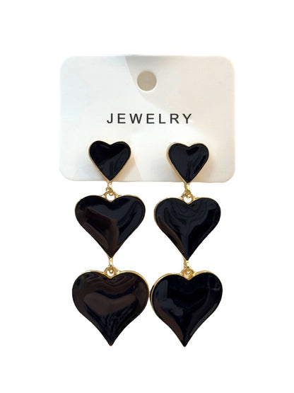 Aros en Docena #7 corazón multicolor