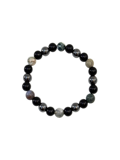 Pulsera Elasticada #Piedra Falsa 8mm