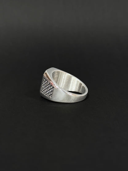 Anillo de hombre en acero vikingo #785 (Docena)