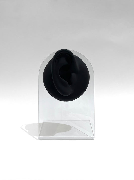 Exhibidor de piercing silicona oreja