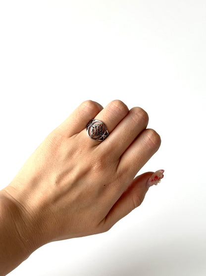 #51 ARGOLLA NUDO DE BRUJA #989 plateado