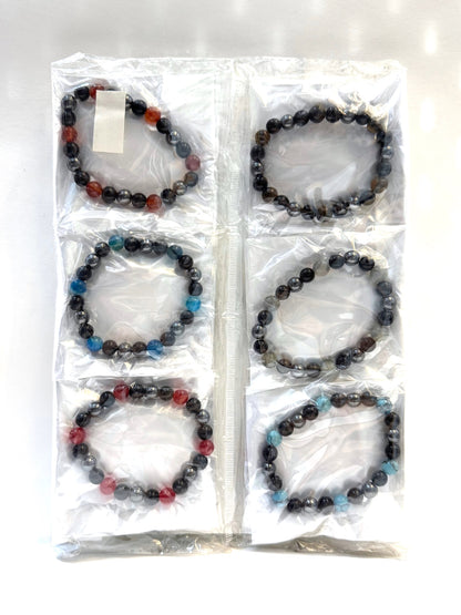 Pulsera Elasticada #Piedra Falsa 6,5mm