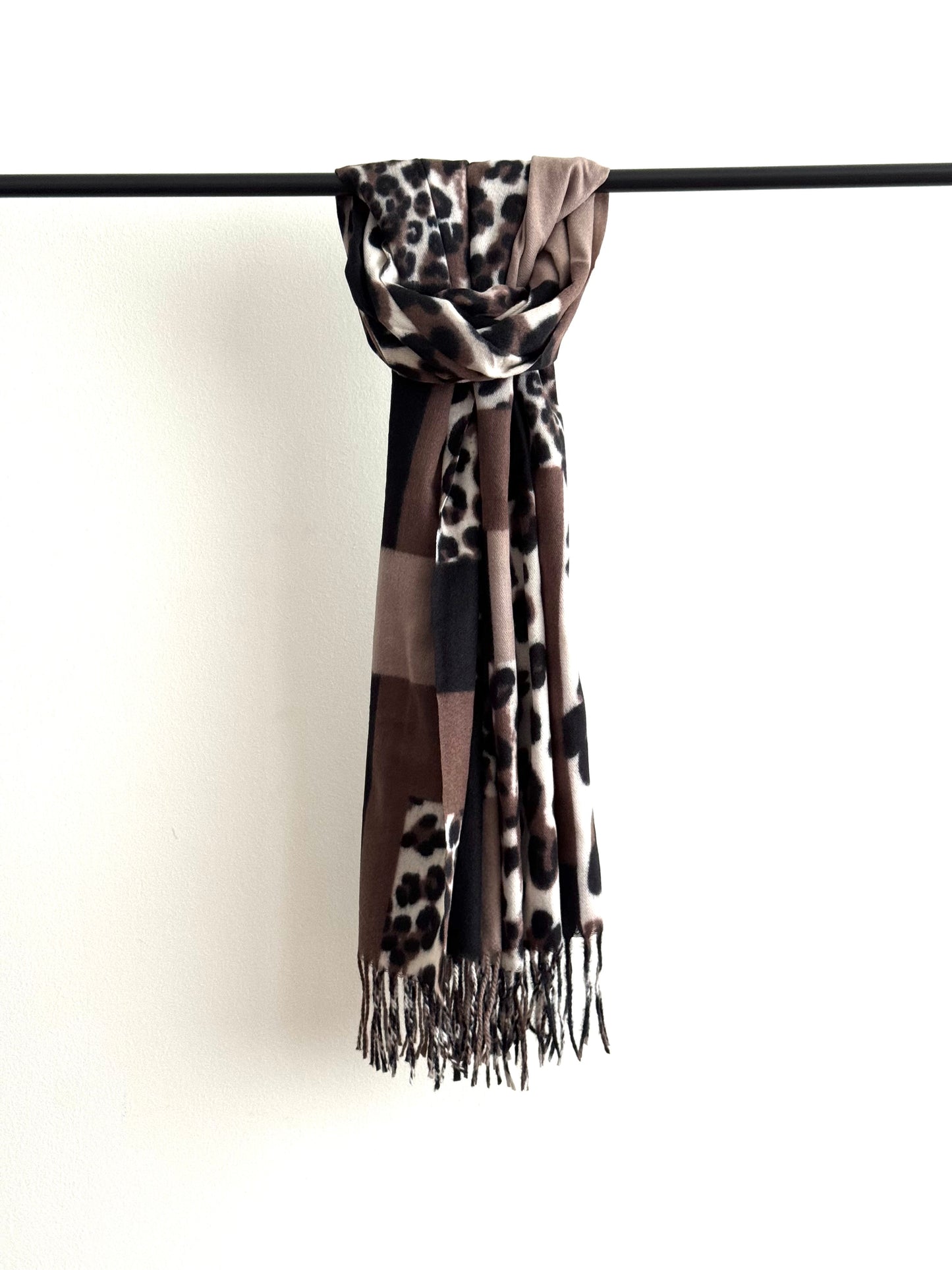 Bufanda Animal Print # Café