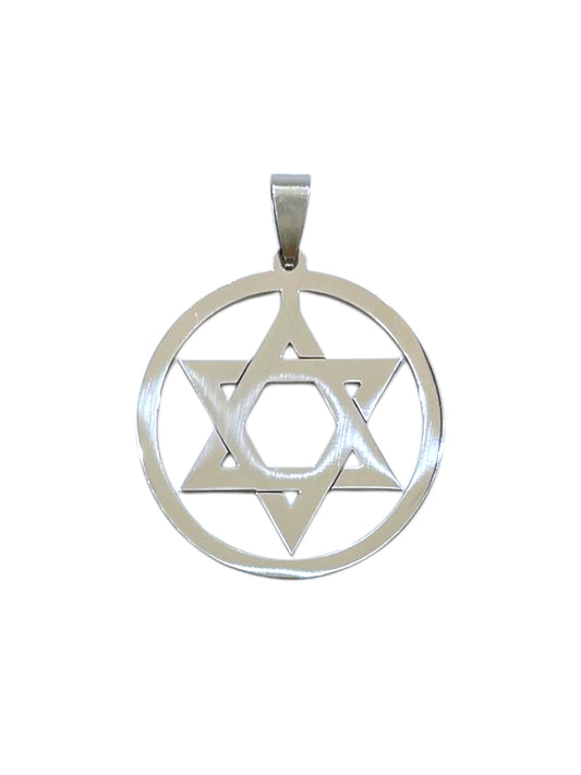 #Estrella de David en Círculo